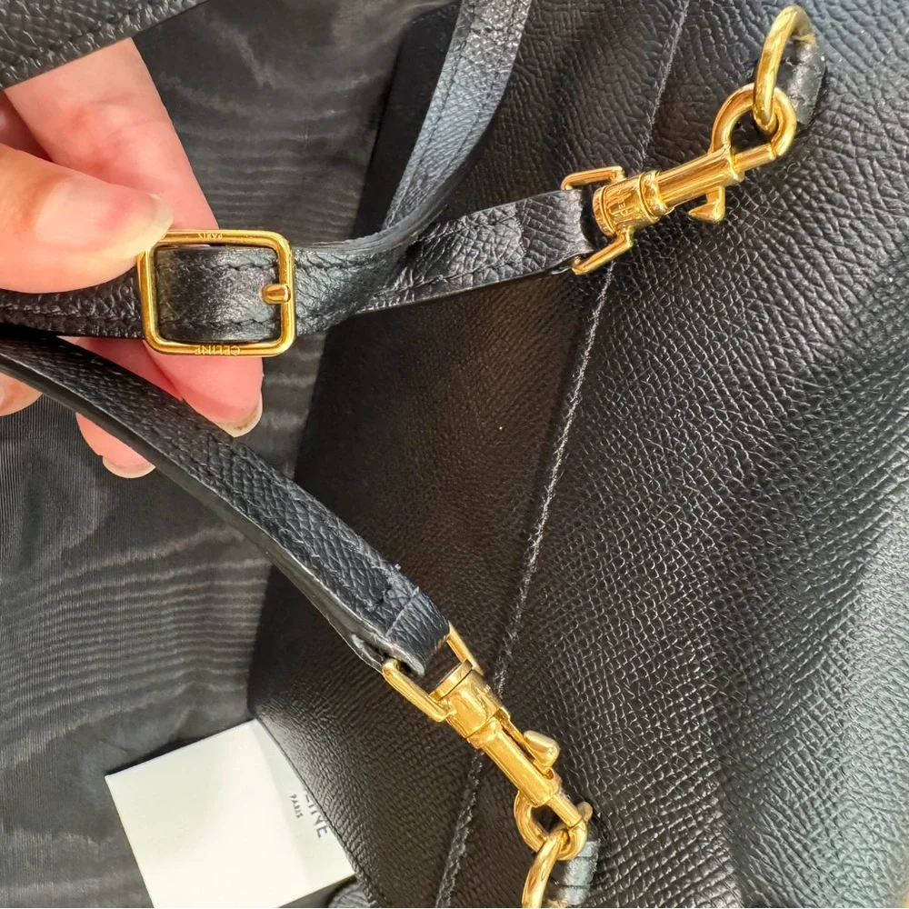 Celine Black nano belt Crossbody Bag - Picture 11 of 16